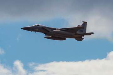 Maniobras militares Ocean Sky 19 en Canarias (Foto Antonio Rico)